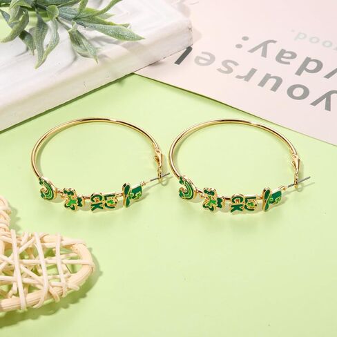 Cinco De Mayo Hoop Earrings for Women, Mexican Fiesta Earrings Sombrero Cactus Chili Hoop Earrings Mexican Holiday Accessory Jewelry Gifts in Saudi Arabia