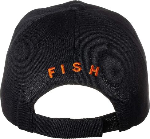 Life is Simple - Eat, Sleep, Fish Camo Hat - Funny Fishing Gift - 100% Cotton Embroidered Cap (Life is Simple, Black) in Saudi Arabia