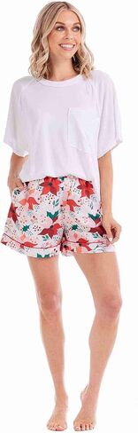 Mud Pie womens Women's Holiday Sleep Short in Saudi Arabia