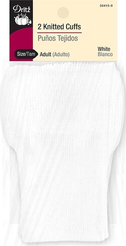 Dritz, Adult Size, 2 Count, Black Knitted Cuffs in Saudi Arabia