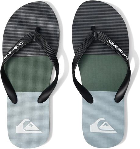 Quiksilver Men's Molokai Stripe 3 Point Flip Flop Sandal in Saudi Arabia