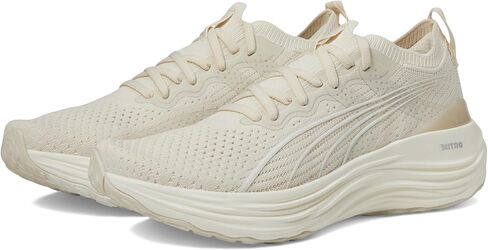 PUMA Foreverrun Nitro Knit Alpine Snow/Warm White 10 B (M) in Saudi Arabia