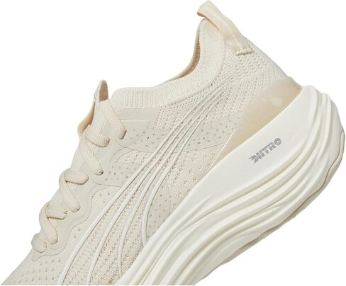 PUMA Foreverrun Nitro Knit Alpine Snow/Warm White 10 B (M) in Saudi Arabia