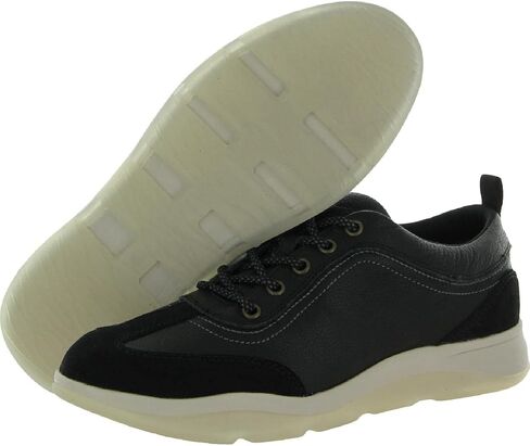 Vionic Women's Momentum Nyla Comfortable Leather Fashion Shoes- Supportive Walking Sneakers That Include Three-Zone Comfort with Orthotic Insole Arch Support in Saudi Arabia