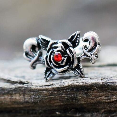 Pierced Owl 316L Stainless Steel Gothic Rose Cartilage Barbell Earring in Saudi Arabia