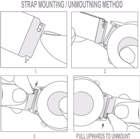 حزام معصم من الجلد الطبيعي PURPLE FURZE - سوار بديل متعدد الألوان للرجال والنساء للجنسين مع أجهزة سريعة الفك - 14 مم 16 مم 17 مم 18 مم 19 مم 20 مم 21 مم 22 مم 24 مم in Kuwait