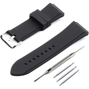 FACLE 22mm Silicone Watch Strap for GUESS W0247G3 W0040G3 W0040G7 45MM Silicone Sport Watchbands waterproof wristband watch accessories