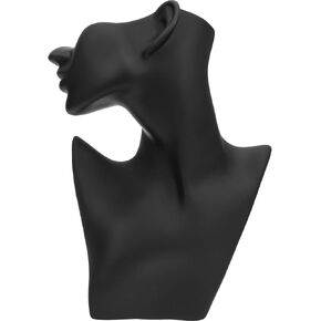 ULTECHNOVO Necklace Holder Stand Half face mannequin earring stand jewelry mannequin bust bust stand mannequin organizer holder chain display holder jewellry bust necklace 3d pendant resin