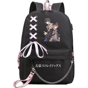 ISaikoy Anime Bungo Stray Dogs Backpack Shoulder Bag Bookbag School Bag Daypack Color8 in Saudi Arabia