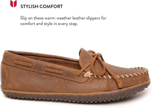Minnetonka Tie Tread Mens Slip On in Saudi Arabia