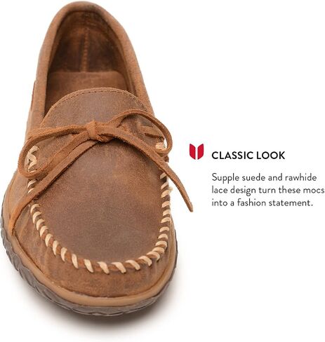 Minnetonka Tie Tread Mens Slip On in Saudi Arabia