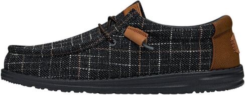 Hey Dude Wally Plaid Navy Size 9 | Men’s Shoes | Men's Slip-on Loafers | Comfortable & Light-Weight in Saudi Arabia