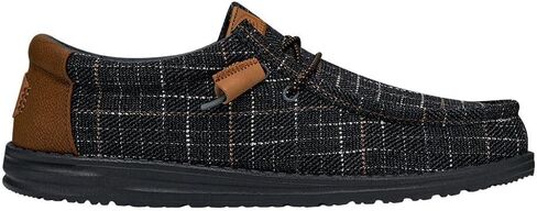 Hey Dude Wally Plaid Navy Size 9 | Men’s Shoes | Men's Slip-on Loafers | Comfortable & Light-Weight in Saudi Arabia