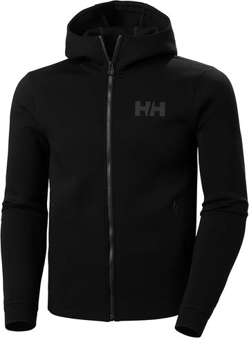 Helly-Hansen Men's HP Ocean FZ Jacket 2.0, 990 Black, Large in Saudi Arabia