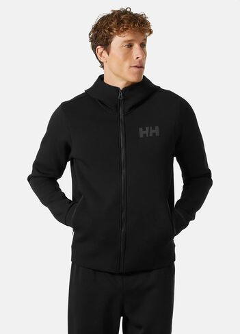 Helly-Hansen Men's HP Ocean FZ Jacket 2.0, 990 Black, Large in Saudi Arabia