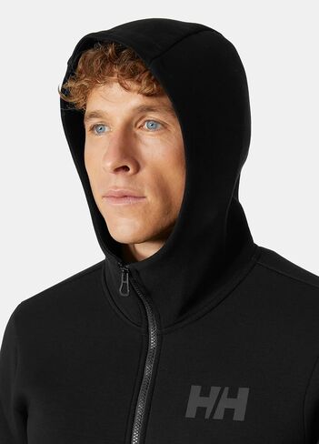 Helly-Hansen Men's HP Ocean FZ Jacket 2.0, 990 Black, Large in Saudi Arabia