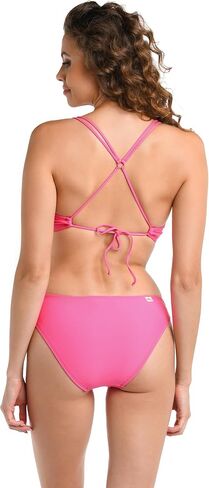 Hobie Women's Standard Banded Ruffle Bralette Bikini Swimsuit Top in Kuwait