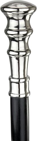 Design Toscano Green Sphere Gentleman's Walking Stick, 36 Inch, Silver Chrome in Saudi Arabia