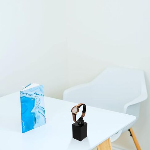 UKCOCO 3 قطع متوسطة الحجم على شكل حامل للحامل - استخدام حامل واحد نوع M Dislpay أسود على شكل حرف C ساعة يد أكريليك مجوهرات معصم حامل C- عرض رف الإسورة ساعة عالمية للمنزل in Kuwait