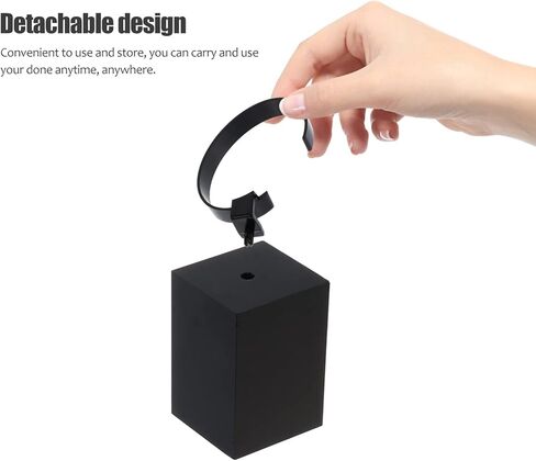 UKCOCO 3 قطع متوسطة الحجم على شكل حامل للحامل - استخدام حامل واحد نوع M Dislpay أسود على شكل حرف C ساعة يد أكريليك مجوهرات معصم حامل C- عرض رف الإسورة ساعة عالمية للمنزل in Kuwait