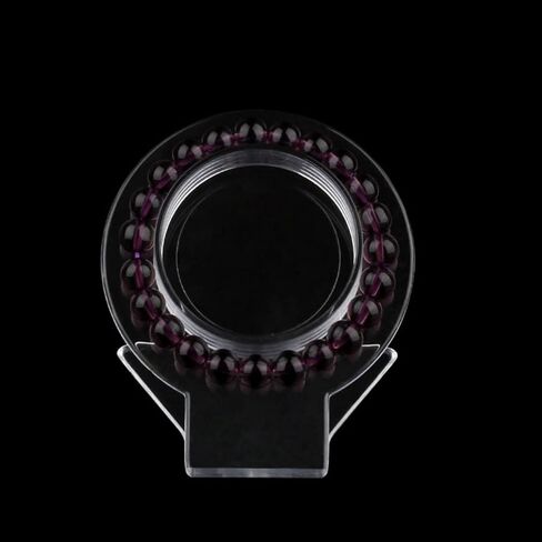 ستوبوك 4 قطع حامل عرض اساور فردي من الاكريليك، حامل عرض الاساور الحلقية والمعصم، منظم تخزين مجوهرات اليد لعرض الساعات للمنزل والمتجر، شفاف in Kuwait