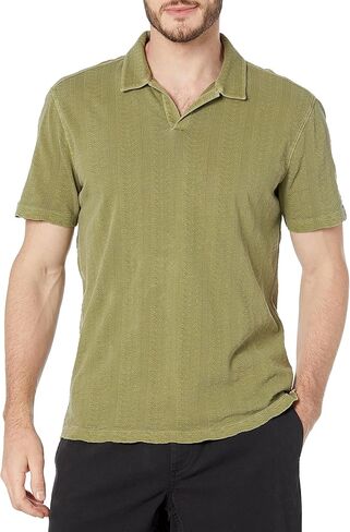 John Varvatos Men's Zion Short Sleeve Polo in Saudi Arabia