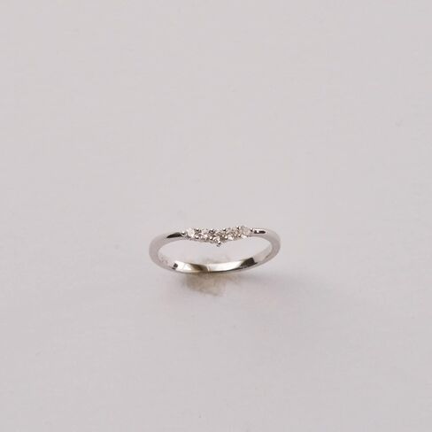 espere Sterling Silver Curved Wedding Band Simple Stackable Ring Stacking Minimalist Thin Band Bridal Ring in Saudi Arabia