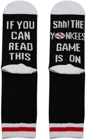 TSOTMO 2 Pairs Socks Baseball Socks If You Can Read This The Game Is On Socks Gift For Bsaeball Team in Saudi Arabia