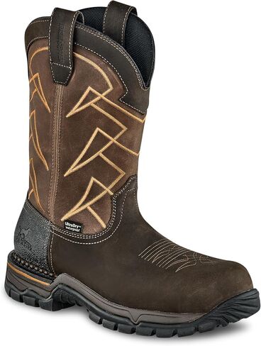 Irish Setter, Two Harbors, Men’s, 11", Waterproof, Soft Toe, Work Boot, Brown/Gold in Saudi Arabia