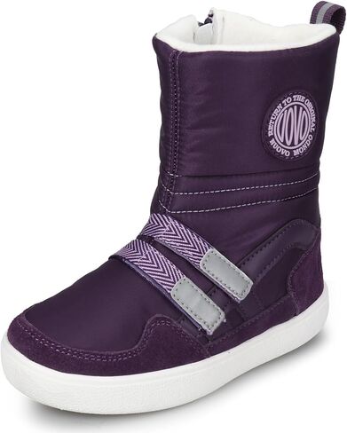 UOVO Kids Boys girls Snow Boots Warm Ankle Fur Lined Slip Resistant Waterproof Outdoor Winter Shoes(Little Kids/Big Kids) in Saudi Arabia