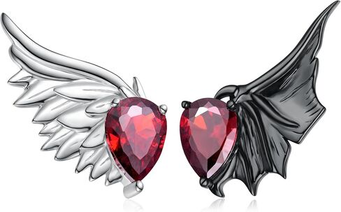 Gothic Earrings for Women Sterling Silver Gothic Stud Earrings Punk Gothic Jewelry for Women Girls in Saudi Arabia