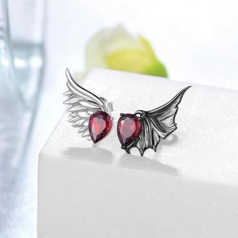 Gothic Earrings for Women Sterling Silver Gothic Stud Earrings Punk Gothic Jewelry for Women Girls in Saudi Arabia