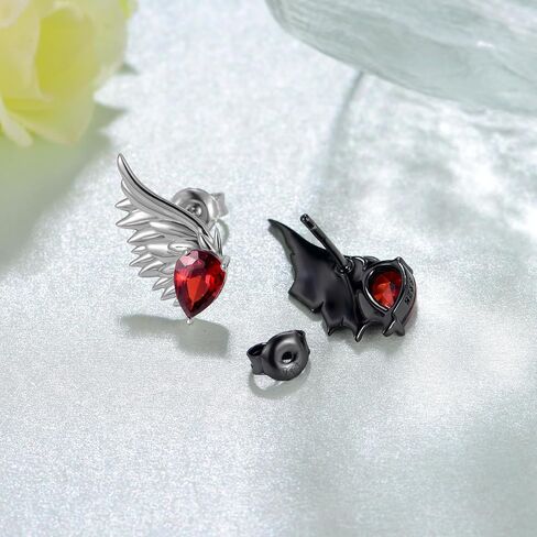 Gothic Earrings for Women Sterling Silver Gothic Stud Earrings Punk Gothic Jewelry for Women Girls in Saudi Arabia