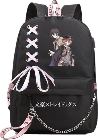 ISaikoy Anime Bungo Stray Dogs Backpack Shoulder Bag Bookbag School Bag Daypack Color8 in Saudi Arabia
