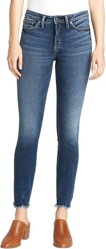 Silver Jeans Co. Women's Most Wanted Mid Rise Skinny Fit Jeans in Saudi Arabia