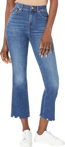 7 For All Mankind Women's High-Waist Slim Kick Jeans in Saudi Arabia
