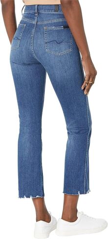 7 For All Mankind Women's High-Waist Slim Kick Jeans in Saudi Arabia