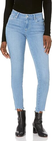 PAIGE Women's Verdugo Transcend Vintage Mid Rise Ultra Skinny Ankle Jean in Saudi Arabia