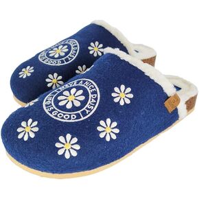 Life is Good Women's Closed Toe Mule Slippers, 302891W - Indoor/Outdoor Soft Slip-on - Comfortable Lightweight Plush Slide with Cushioned Support & EVA Outsoles