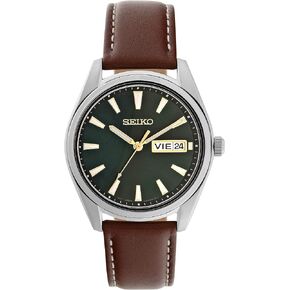SEIKO Women's Analogue Quartz Watch with Leather Strap SUR455P1 in Saudi Arabia