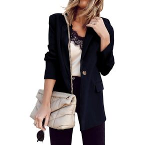 ايفاي بليزر كاجوال خفيف الوزن ومفتوح من الامام باكمام طويلة للعمل والمكتب للنساء in Kuwait