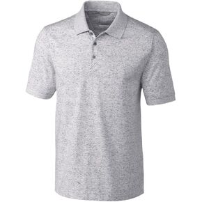 Cutter & Buck Men's Drytec Cotton+ Jersey 35+ UPF Advantage Space Dye Polo Shirt in Kuwait