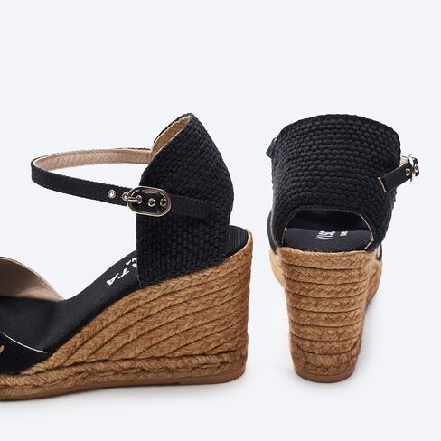 VISCATA Aiguablava Canvas Wedges with Ankle Strap in Saudi Arabia