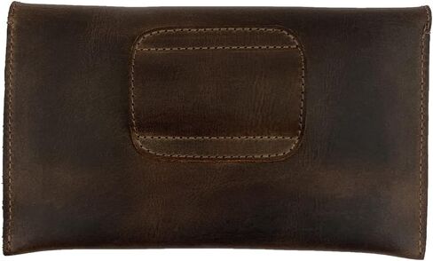 Heather's, Fanny Pack Handmade from Full Grain Leather - Adjustable Buckle Strap - Carry, Organize and Store Money, Phone, Great for Travel and Festivals - Bourbon Brown in Kuwait