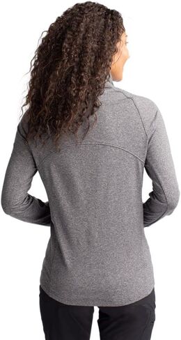 Cutter & Buck Ladie's Adapt Eco Knit Heather Recycled Womens Full Zip in Saudi Arabia
