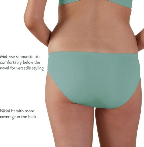 BRAVADO! DESIGNS Sustainable Panty | Mid-Rise | Seamless | Recycled Nylon, Organic Cotton & Modal Blend | XS-XXL in Saudi Arabia