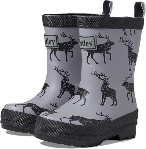 Hatley Boy's Magestic Elk Matte Rain Boots (Toddler/Little Kid/Big Kid) in Saudi Arabia