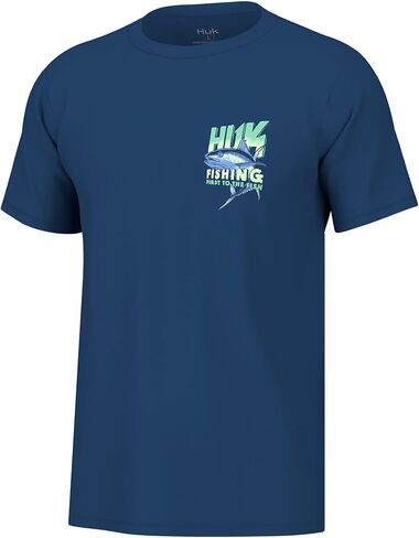HUK Men's Fishing Graphic Tee, Performance Short Sleeve, Quick-Dry in Saudi Arabia