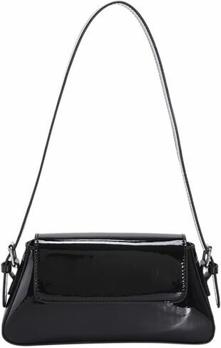DJBM Sparkly Metallic Clutch Purses for Women PU Leather Shoulder Bag Hobo Bag Y2k Tote Handbag in Saudi Arabia