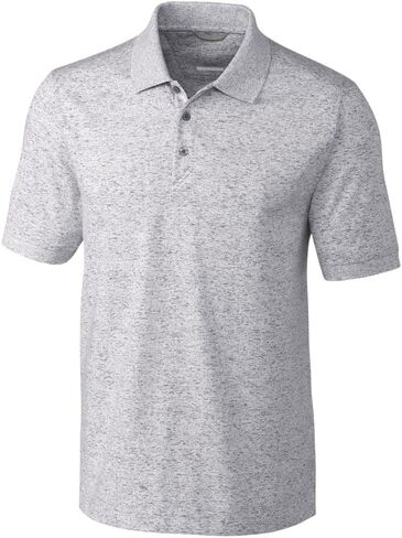 Cutter & Buck Men's Drytec Cotton+ Jersey 35+ UPF Advantage Space Dye Polo Shirt in Kuwait